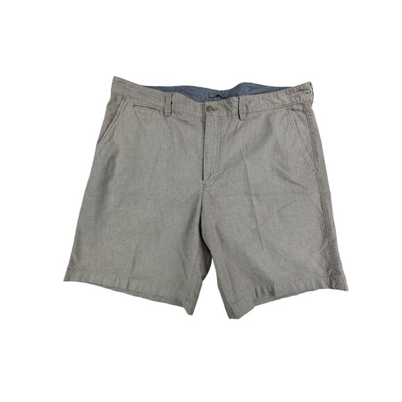 L.L. Bean Standard Fit Shorts Men's 40W Khaki 100% Cotton 286397 - Picture 1 of 8